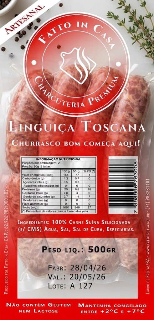 Linguiça Toscana Artesanal - imagem 3